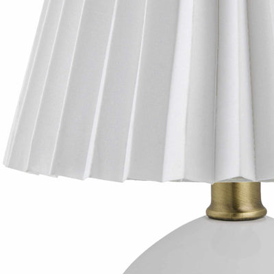 Granjenal Matte White Ceramic Table Lamp