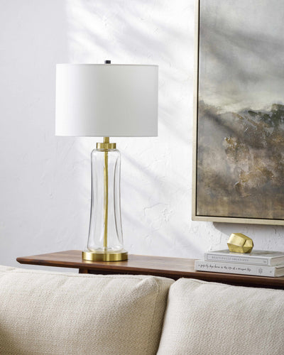 Guarbecque Gold Glass Table Lamp