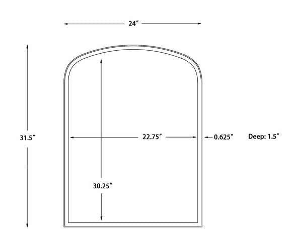 Guangyuan Mantel Mirror