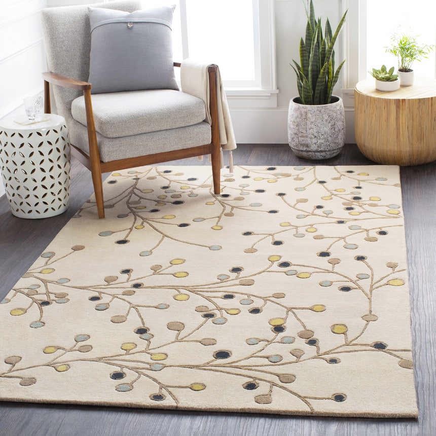 Made to Order Custom Size Beige Elsu Area Rug
