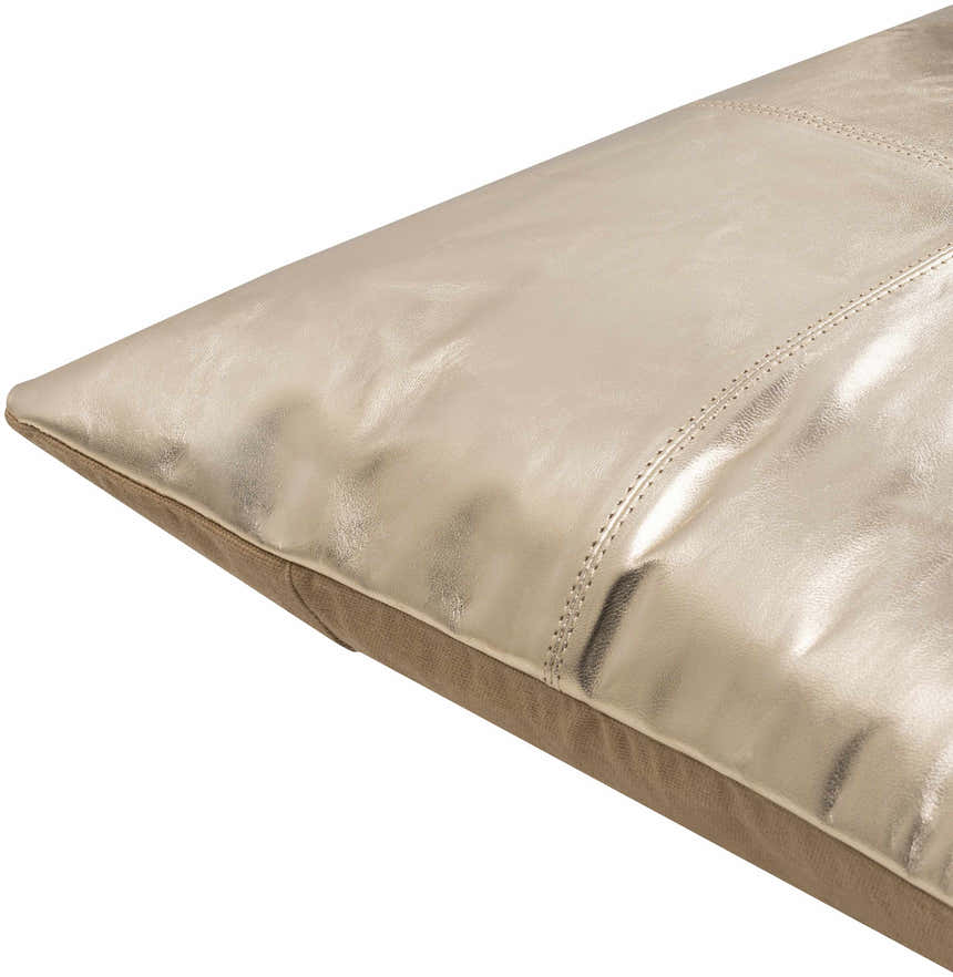 Gracewood Metallic Gold Luxe Throw Pillow - Clearance