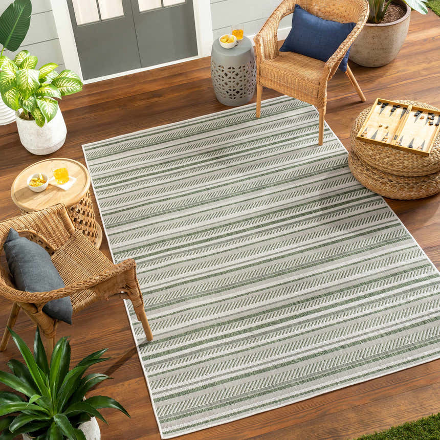 Sample Gram Striped Nordic Rug