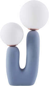 Gallodoro Blue Resin Table Lamp