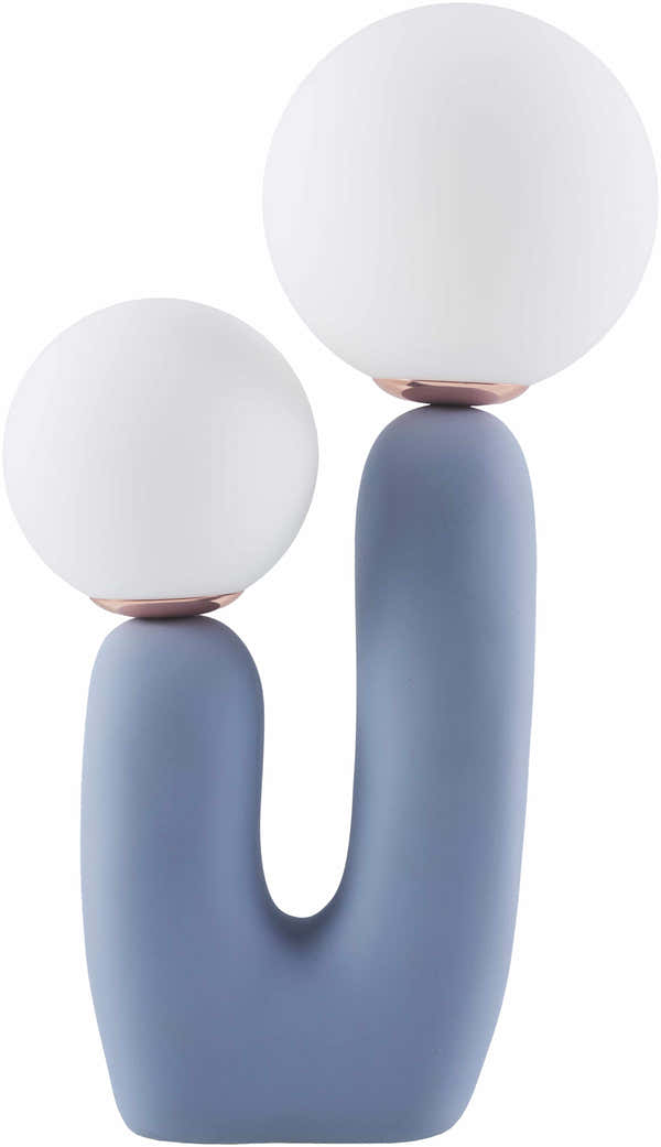 Gallodoro Blue Resin Table Lamp