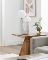 Gallodoro White Table Lamp