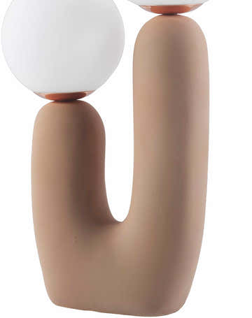 Gallodoro Tan Table Lamp