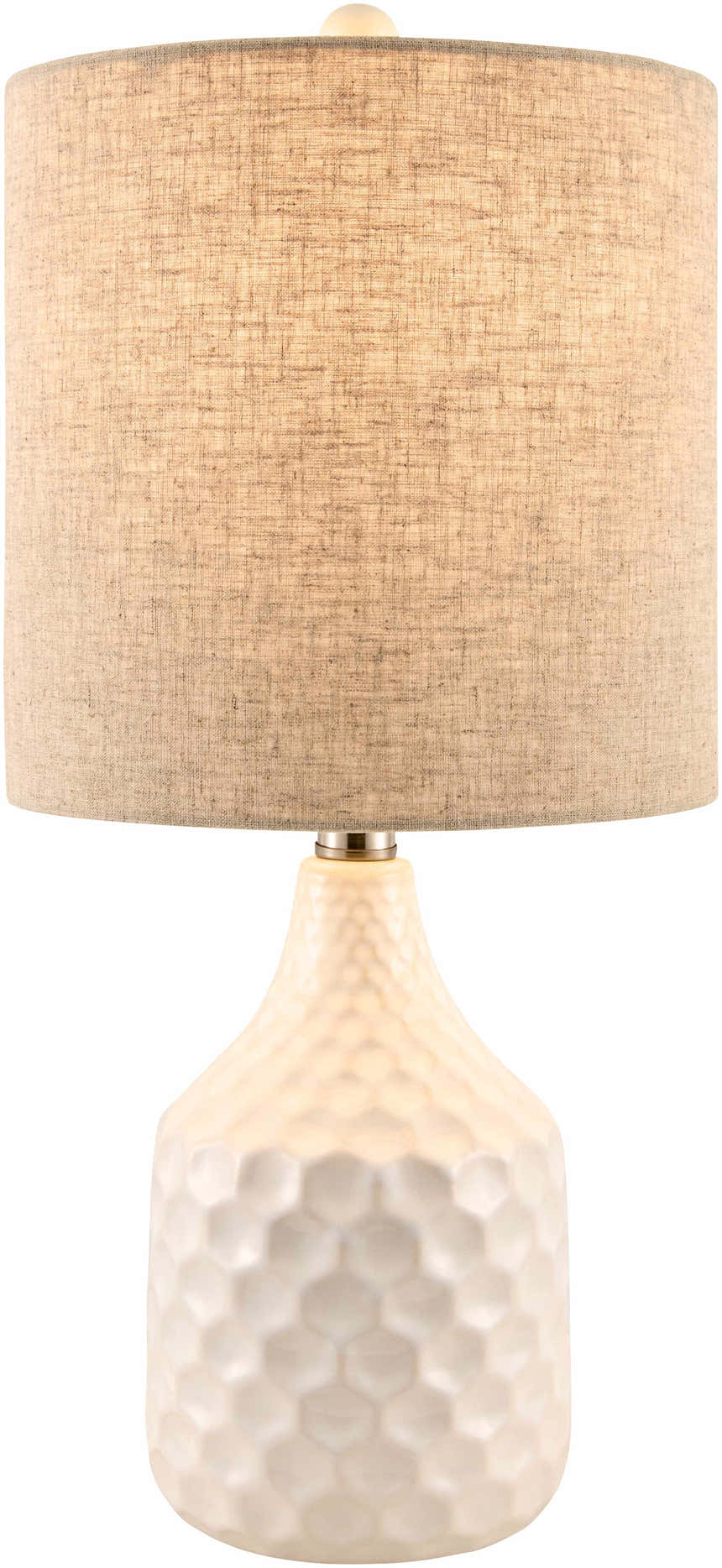 Gulmarrad Textured Ivory Ceramic Table Lamp