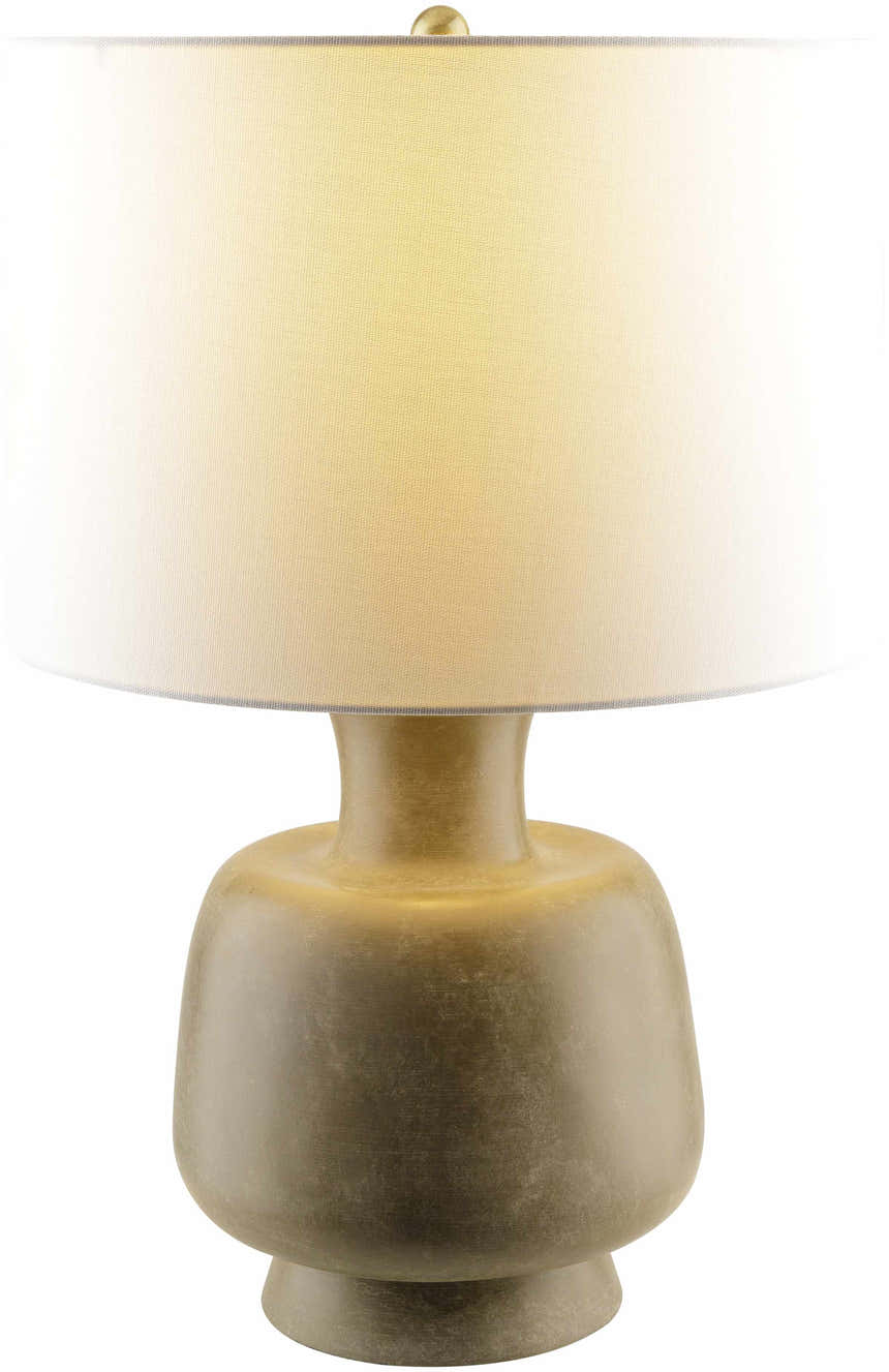 Gifflenga Textured Gray Resin Table Lamp