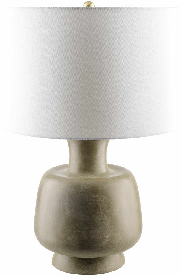 Gifflenga Textured Gray Resin Table Lamp