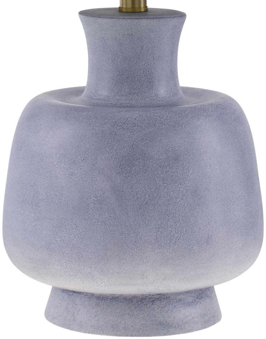 Gifflenga Textured Blue Resin Table Lamp