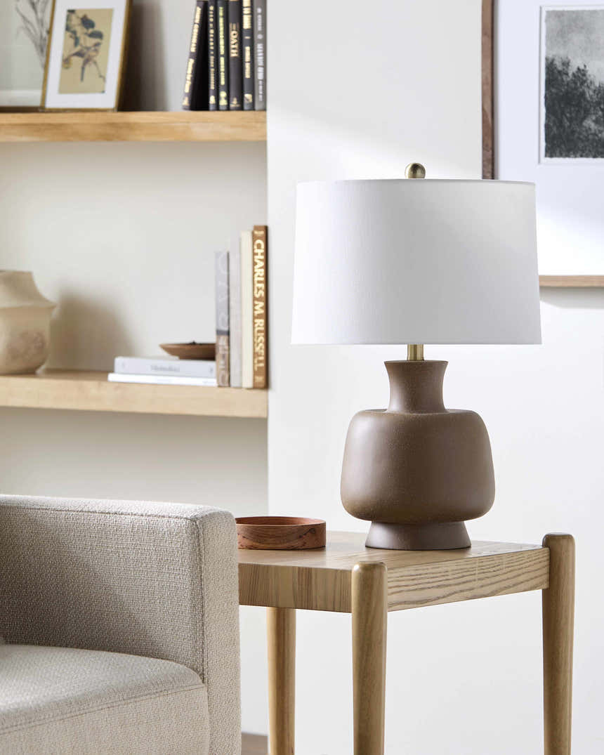 Gifflenga Dark Red Table Lamp