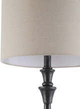 Gajanejos Black Table Lamp
