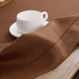 Classic Hemstitch Table Throw