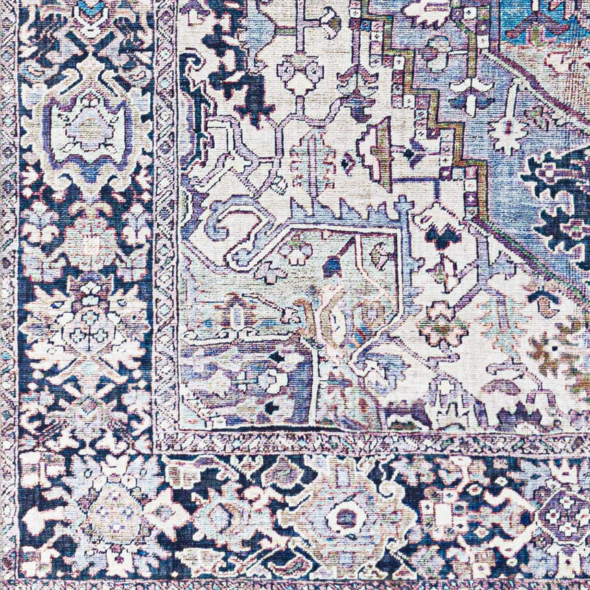 Sample Neyland Iris Blue Area Rug 2362