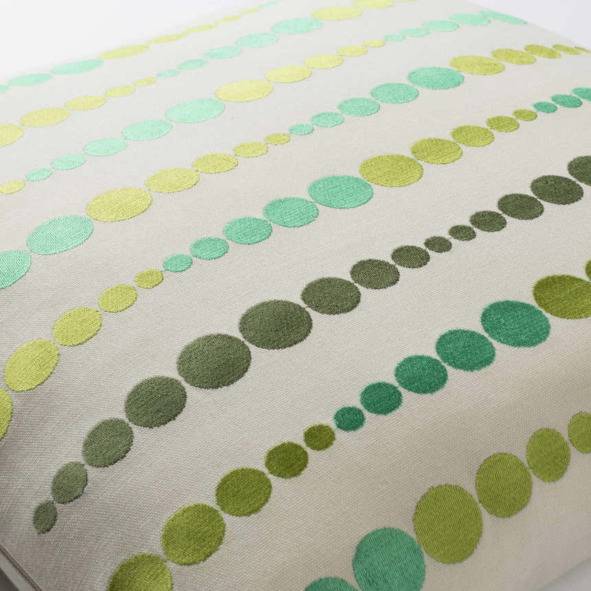 Hannington Green Dotted Accent Pillow - Clearance