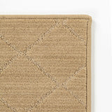 Hawkins Dark Beige Diamond Cut and Sew Custom Rug