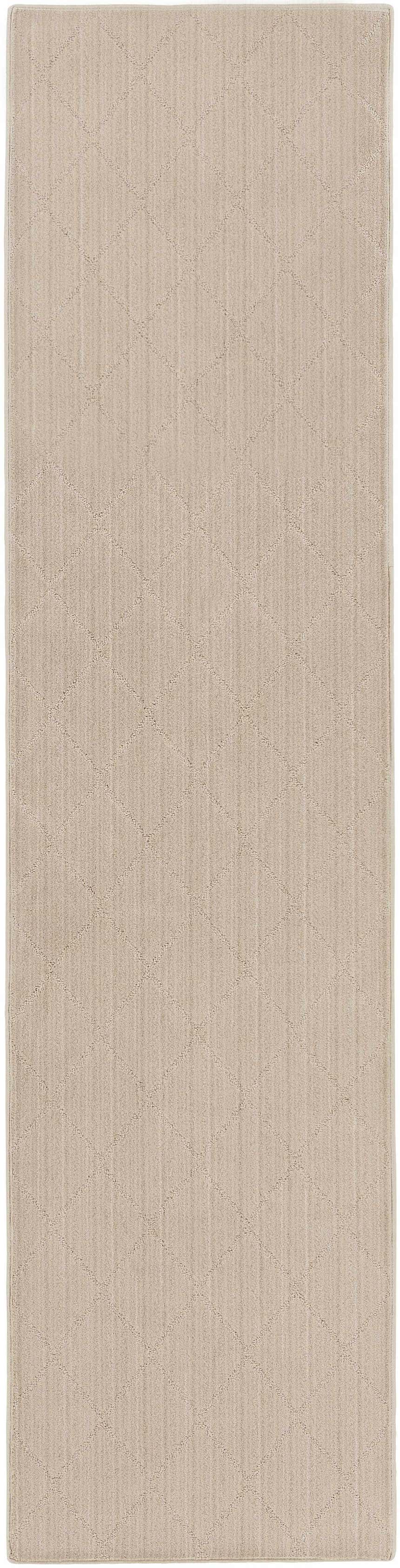 Hawkins Beige Diamond Cut and Sew Custom Rug