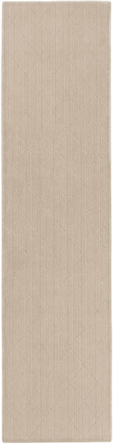 Hawkins Beige Diamond Cut and Sew Custom Rug