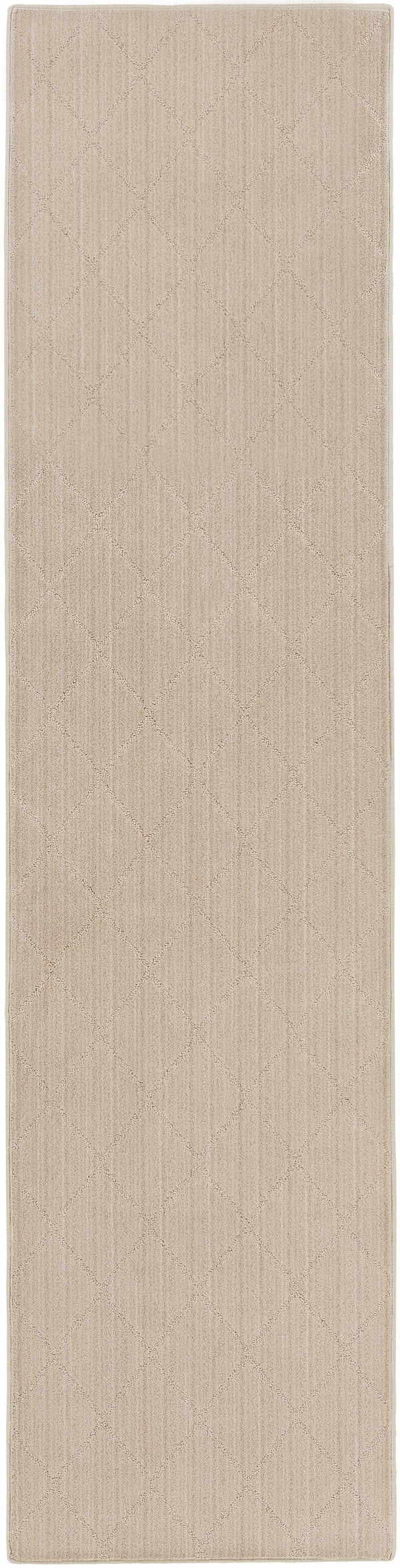 Custom Size Hawkins Beige Diamond Rug