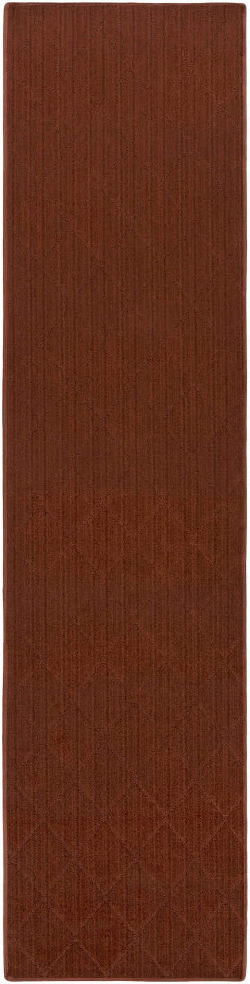 Hawkins Dark Red Diamond Cut and Sew Custom Rug