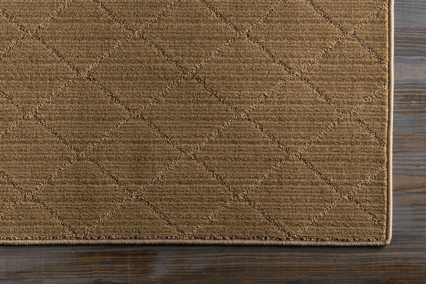 Hawkins Brown Diamond Cut and Sew Custom Rug