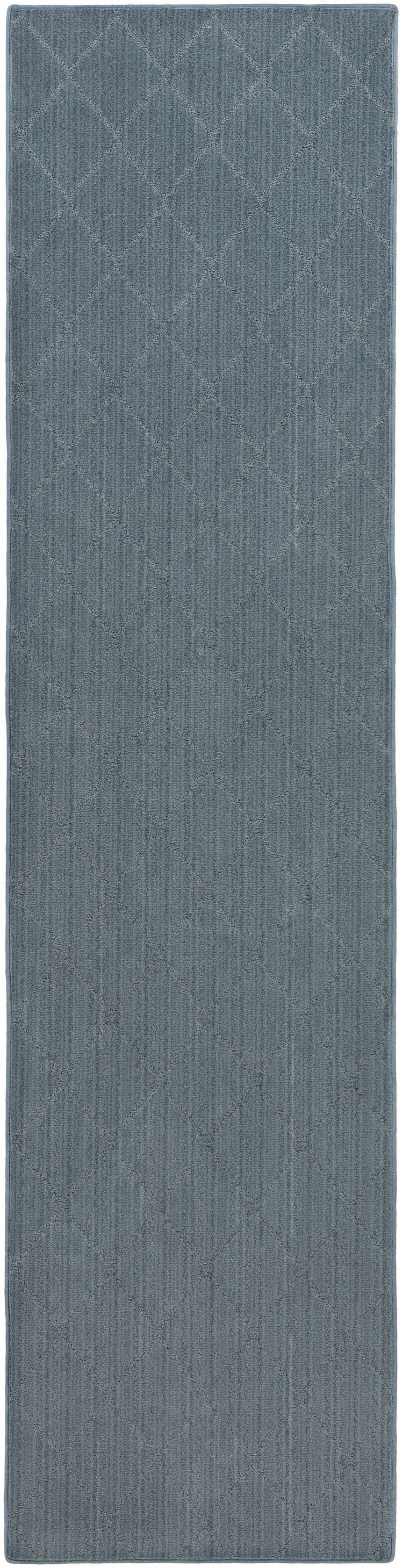 Hawkins Blue Diamond Cut and Sew Custom Rug