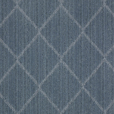 Custom Size Hawkins Blue Diamond Rug