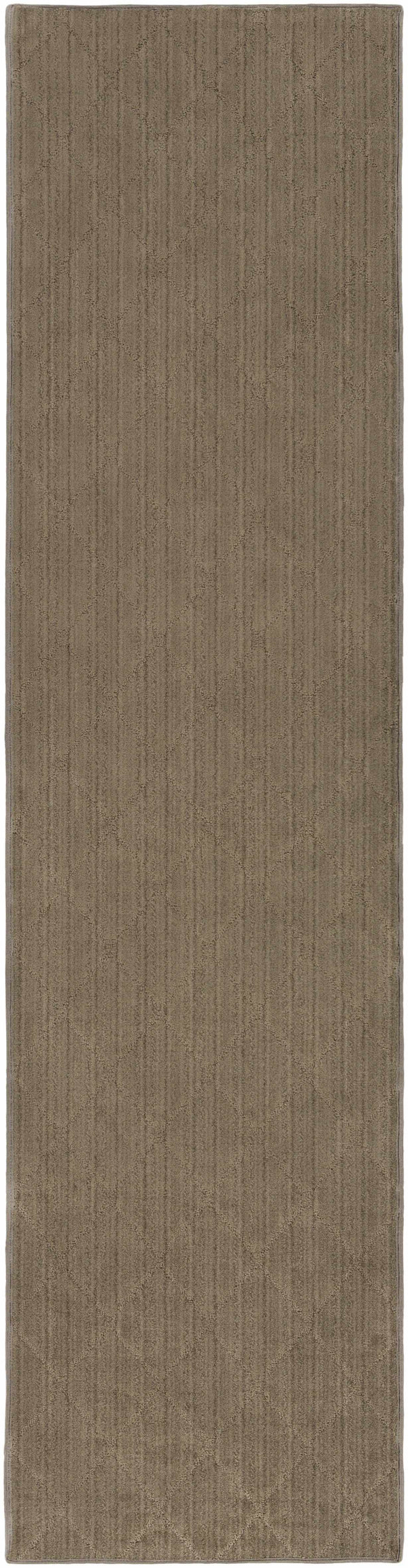 Custom Size Hawkins Medium Brown Diamond Rug