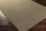 Hawkins Medium Brown Diamond Cut and Sew Custom Rug