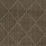 Hawkins Medium Brown Diamond Cut and Sew Custom Rug