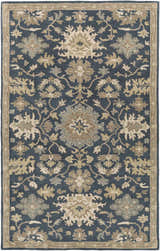 Made to Order Custom Size Hazen Hand Tufted Navy 1154 Area Rug