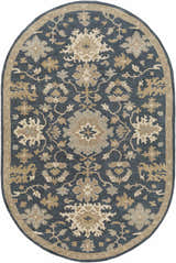 Made to Order Custom Size Hazen Hand Tufted Navy 1154 Area Rug