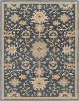Made to Order Custom Size Hazen Hand Tufted Navy 1154 Area Rug