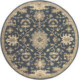 Made to Order Custom Size Hazen Hand Tufted Navy 1154 Area Rug