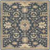 Made to Order Custom Size Hazen Hand Tufted Navy 1154 Area Rug
