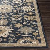Made to Order Custom Size Hazen Hand Tufted Navy 1154 Area Rug