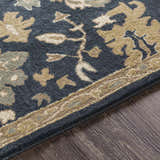Made to Order Custom Size Hazen Hand Tufted Navy 1154 Area Rug