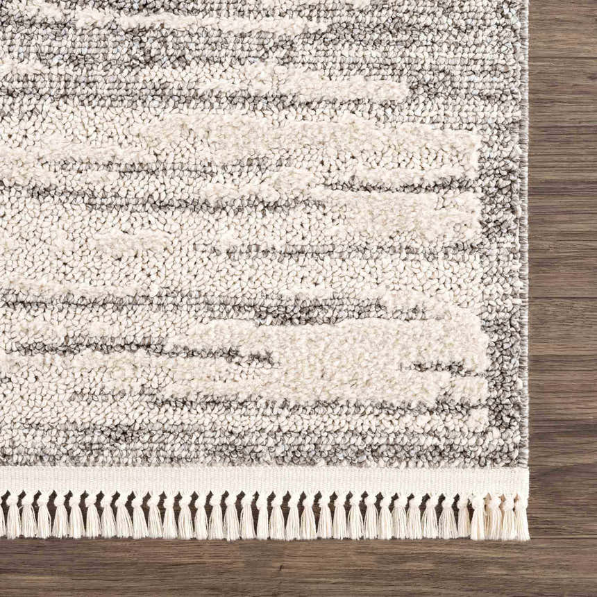 Sample Lave Bone & Taupe Area Rug - Clearance