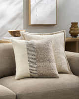 Beige Modern Accent Pillow for sofa bed or accent chair