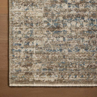 Heritage Dark Brown & Blue Area Rug