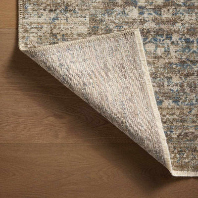 Heritage Dark Brown & Blue Area Rug