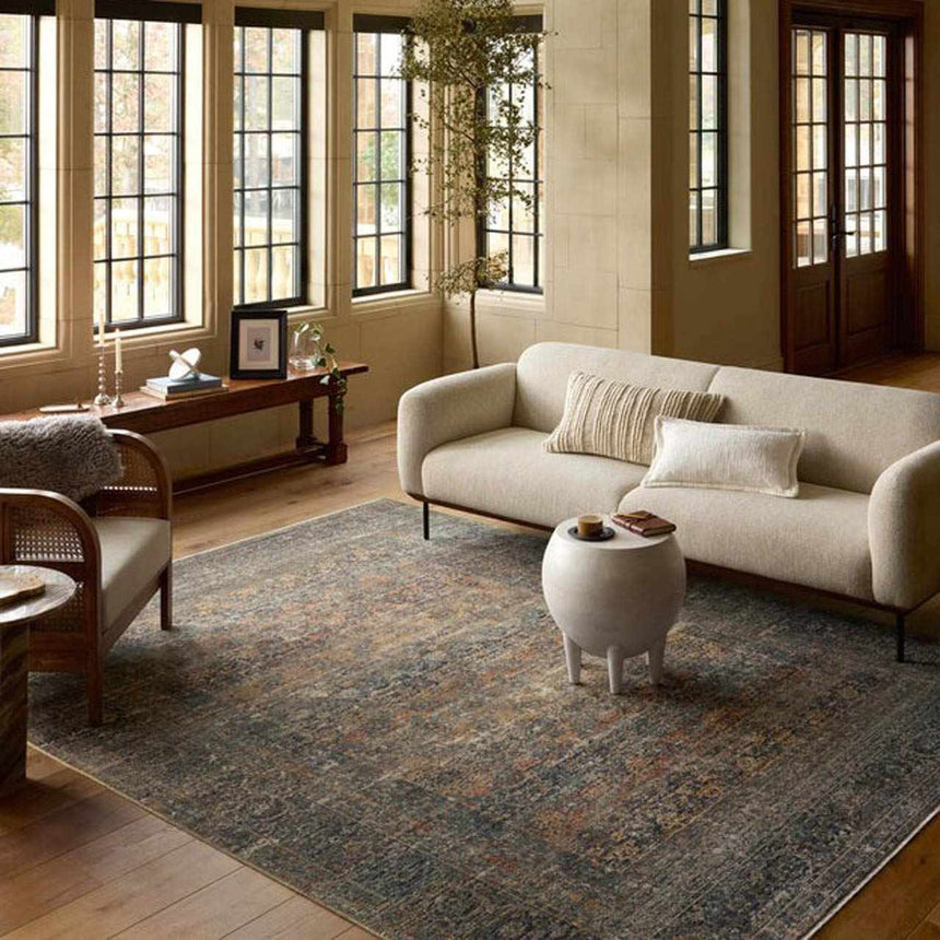 Loloi Heritage HER-11 Dark Blue Area Rug