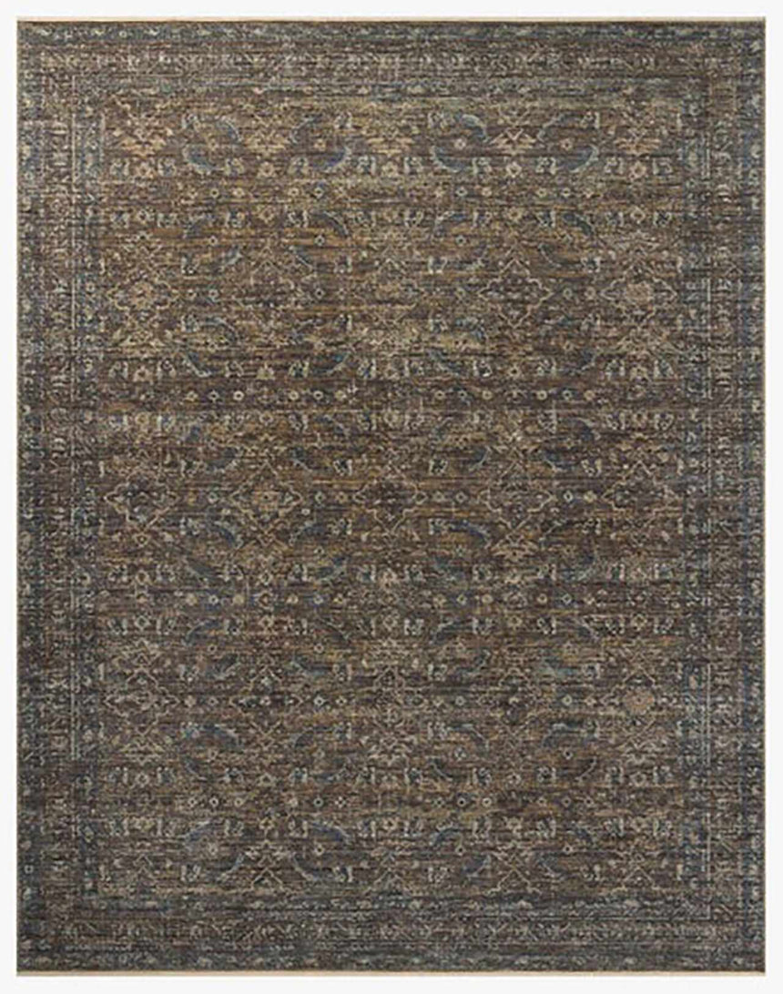 Loloi Heritage HER-14 Dark Brown Area Rug