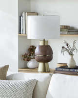 Hohnstein Metallic - Brass Table Lamp