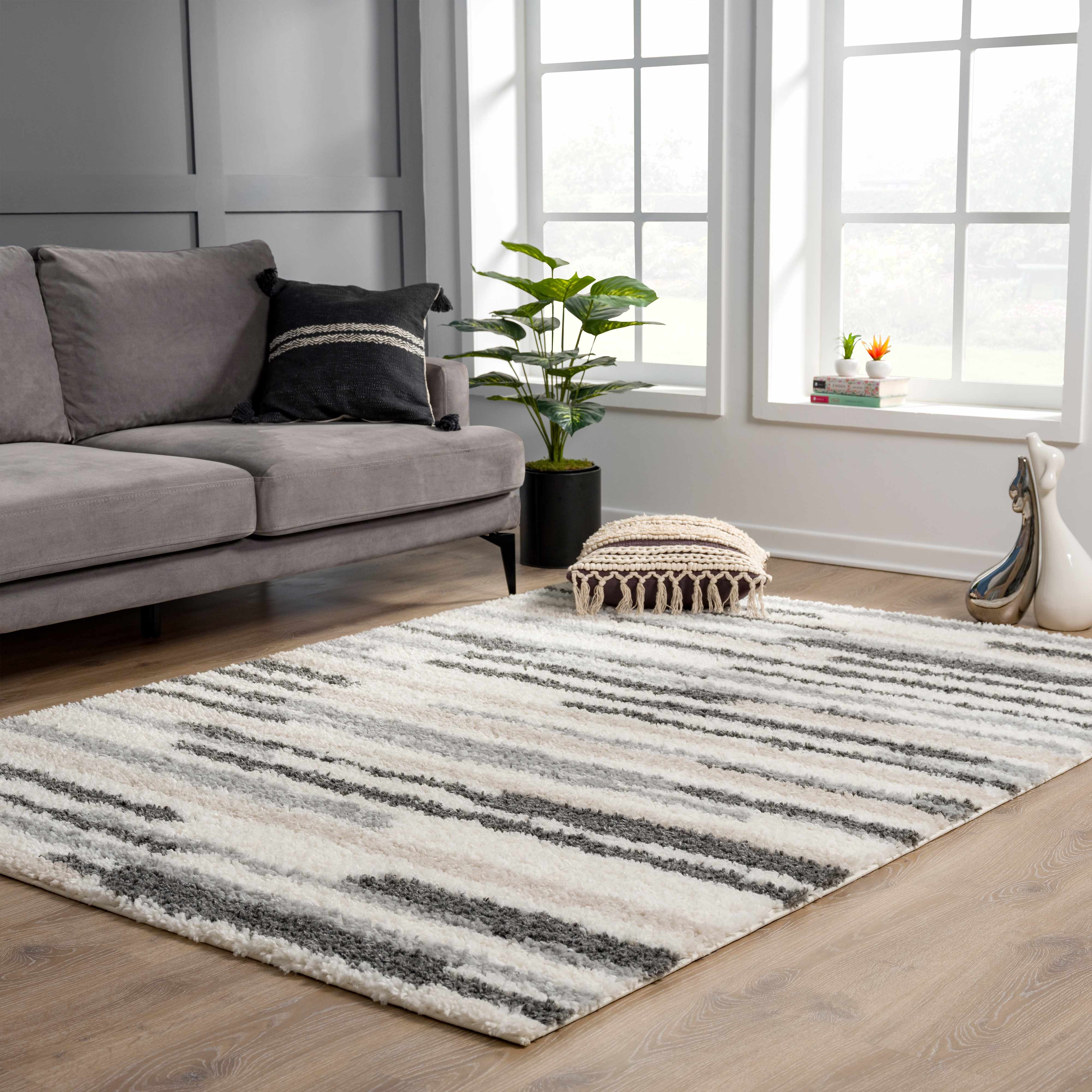 Zoya Irregular Striped Area Rug – Boutique Rugs