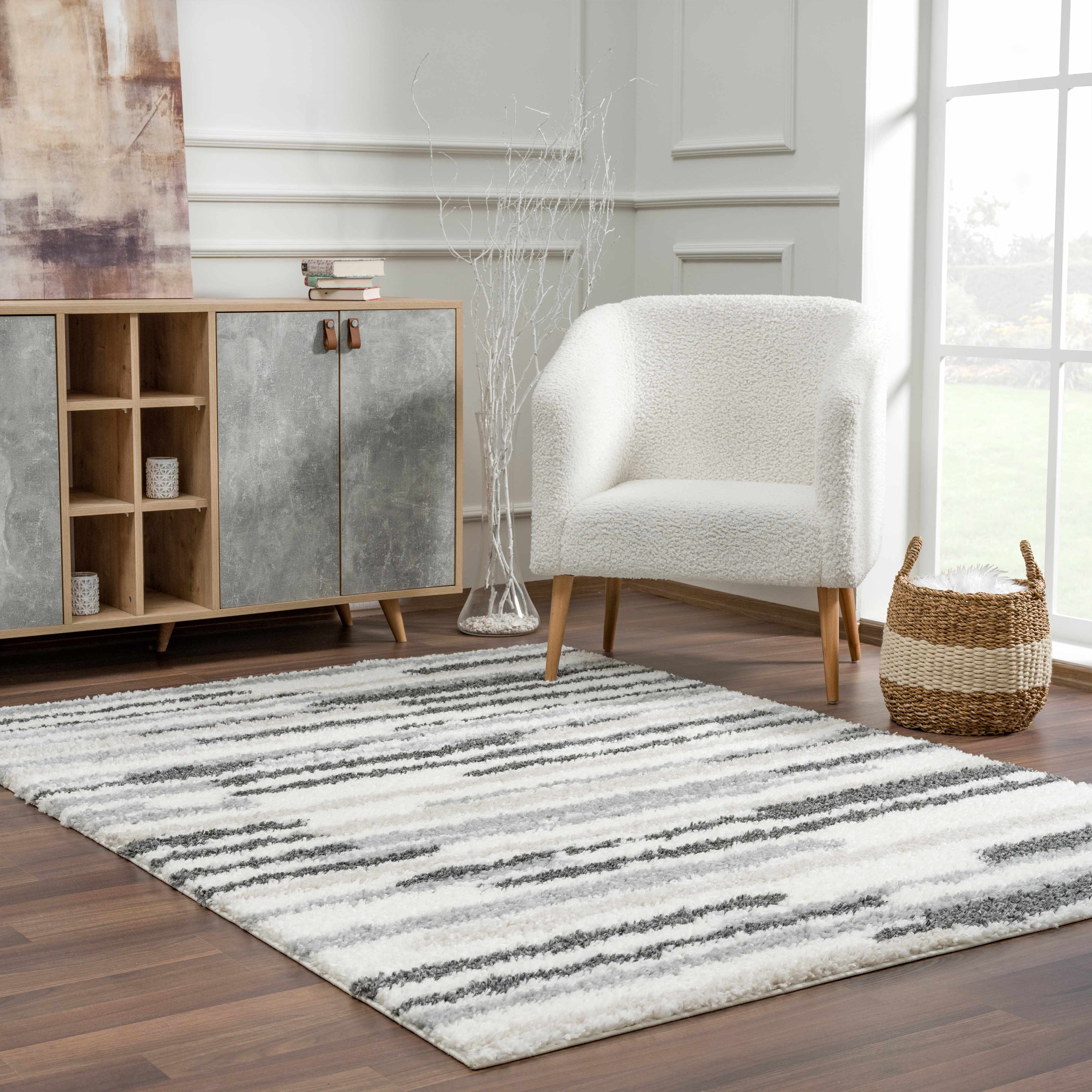 Zoya Irregular Striped Area Rug – Boutique Rugs