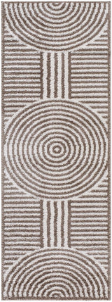 Allard Brown Washable Area Rug