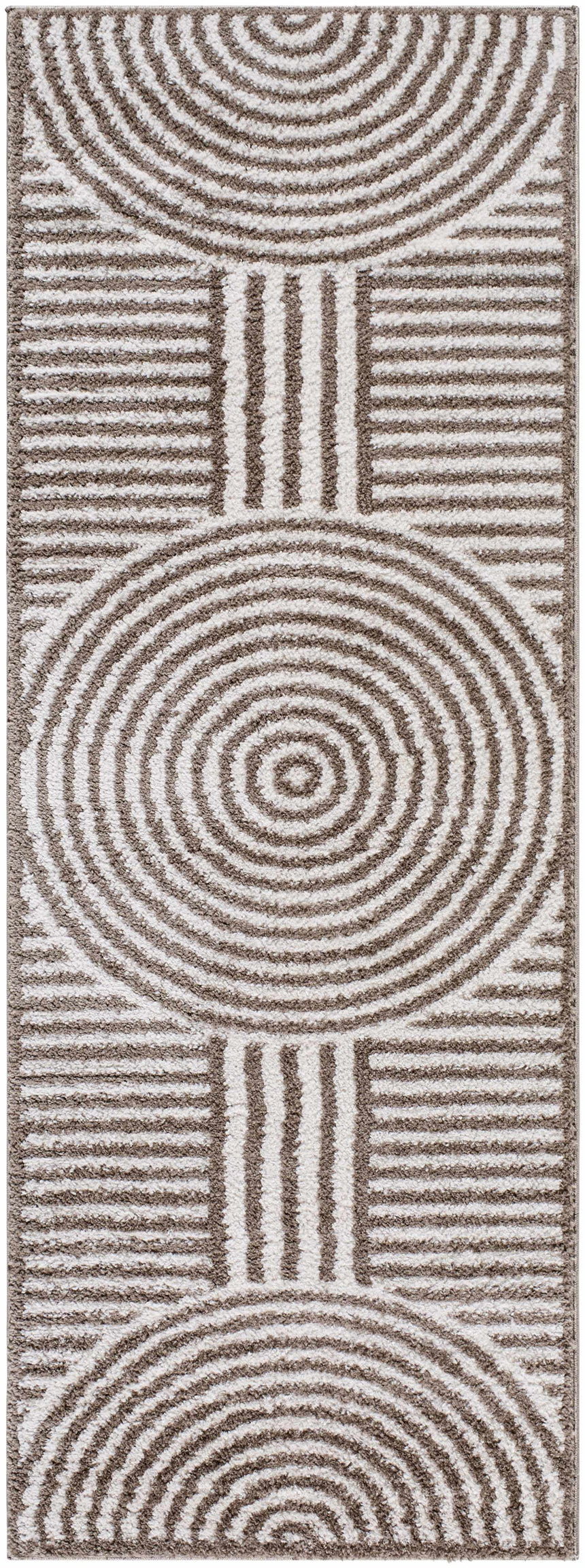 Allard Brown Washable Area Rug