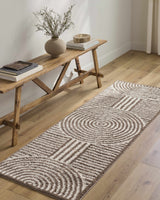 Allard Brown Washable Area Rug