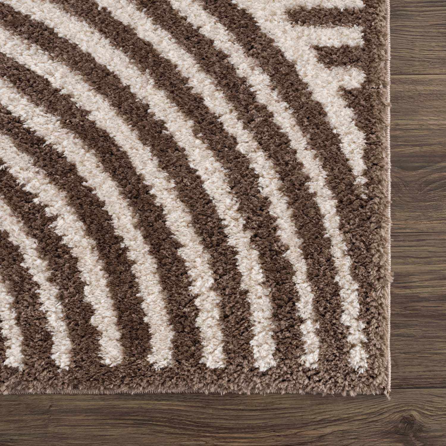 Allard Brown Washable Area Rug